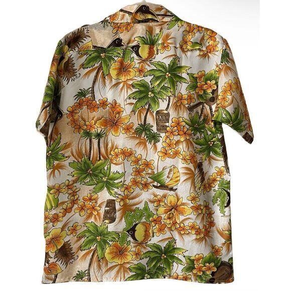 Vintage Waikiki Holiday Hawaiian Polyester Button Up Shirt Wide Collar RARE - Picture 2 of 7